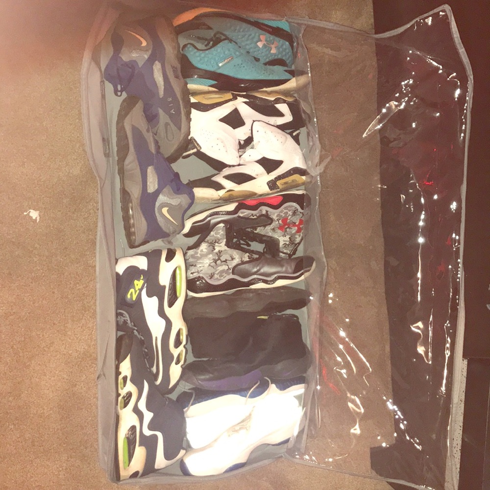 Jordan,Nike and Under Armour shoes